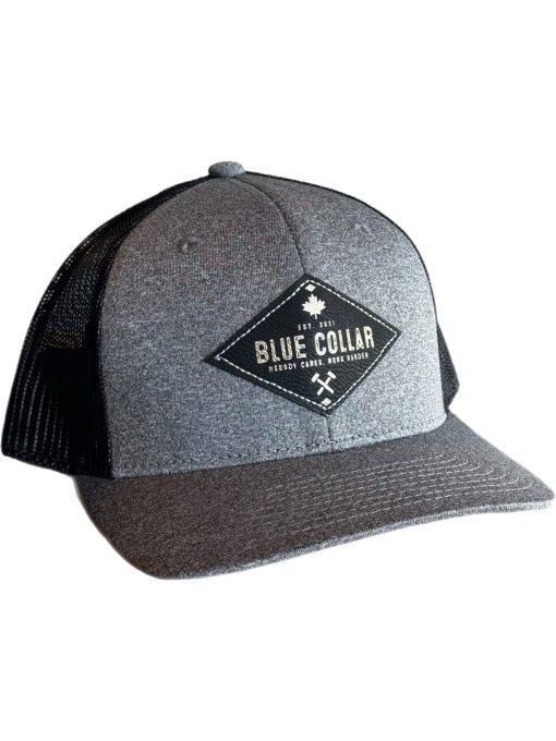 Blue Collar Grey Trucker