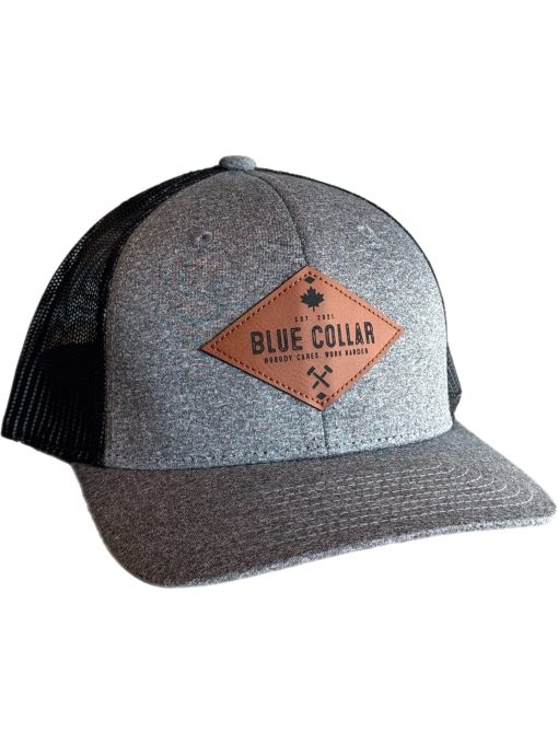 Blue Collar Grey Trucker