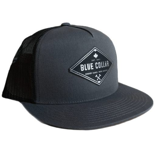 Charcoal Flat Bill Snapback